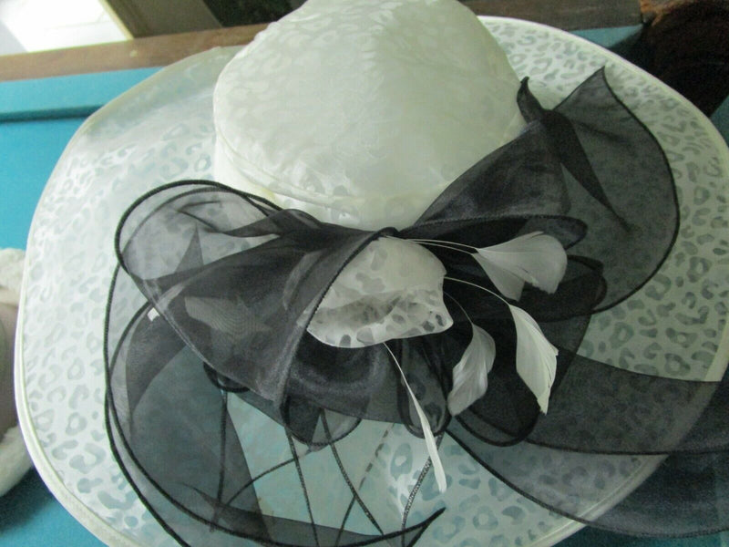 ALPHA GODFATHER FAUX FUR -hat - JUNE'S YOUNG WIDE BRIM TOP FLOWER PICK1