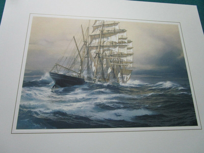 GREENWICH WORKSHOP CAMEO ORIGINAL PRINTS NEW PORTFOLIO MOSHULU SHIP NUMBERD RARE