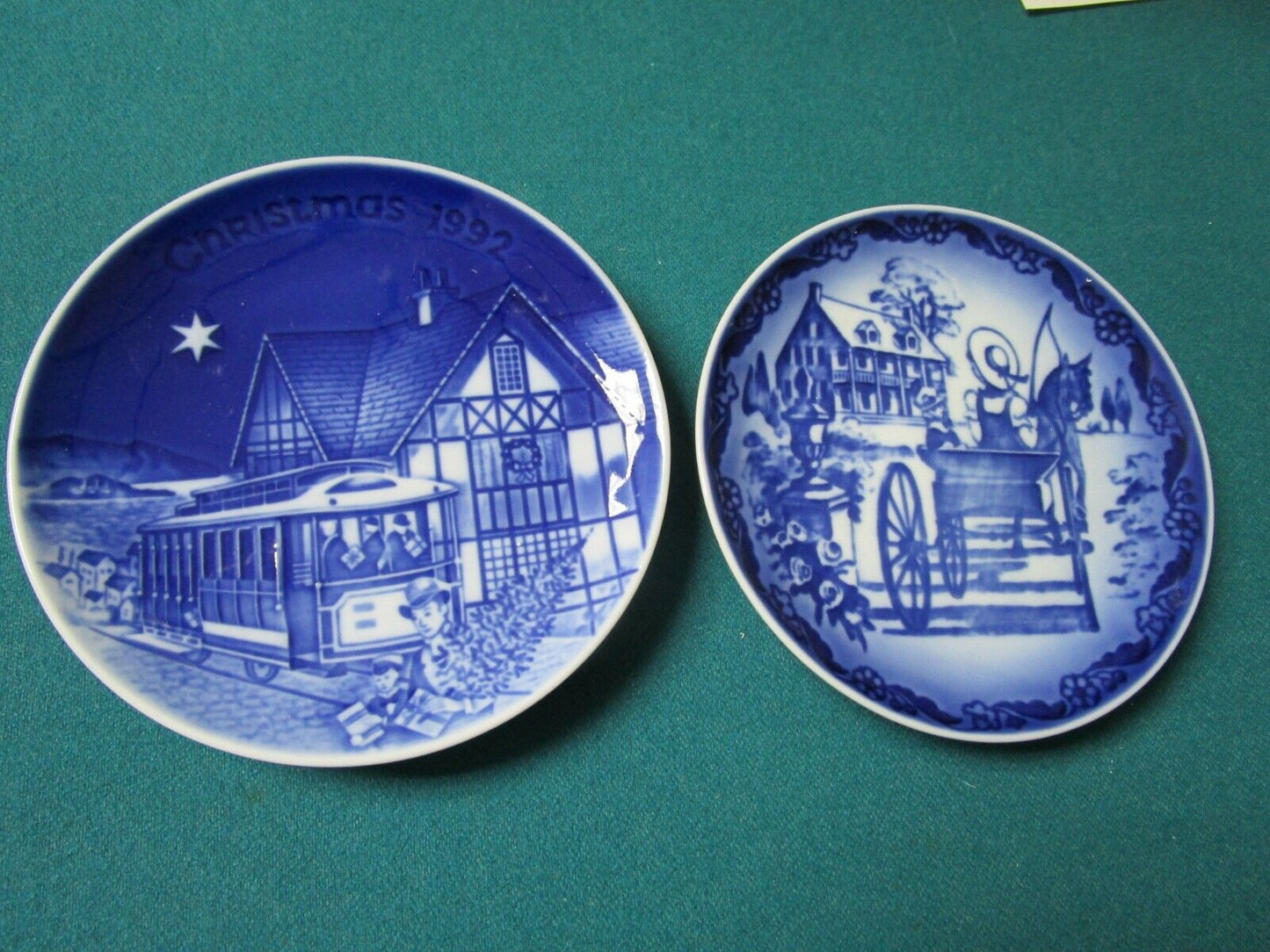 1992  PLATES CHRISTMAS IN AMERICA SAN FRANCISCO / SOUTHERN BELLE NEW PICK1 ^^