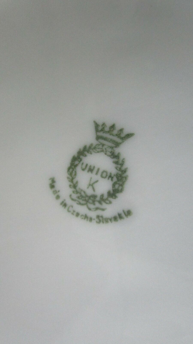 Union Czechoslovakia Oval Bowl Tureen Vegetable Pick 1