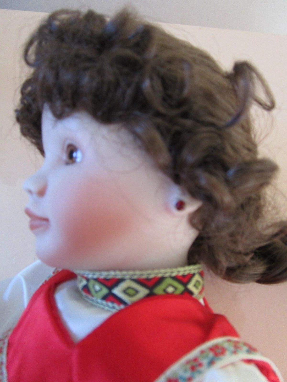 15” Natasha Porcelain doll by Kathy Barry Hippensteel, Knowles 1989