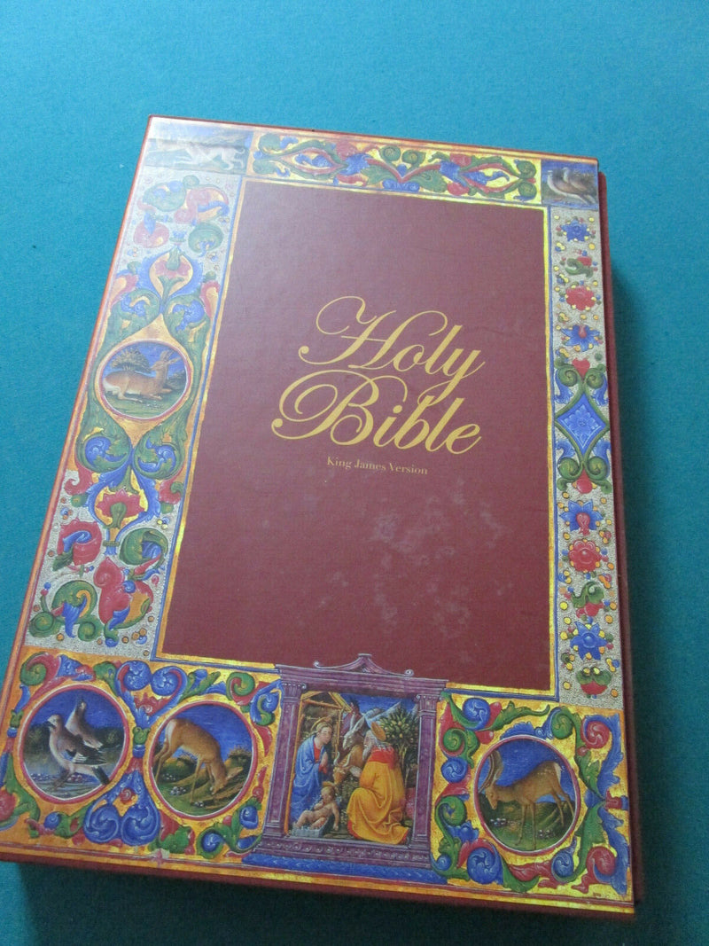 Holy Bible First Edition King James Version 300 Pages Salvaged  Box^^^