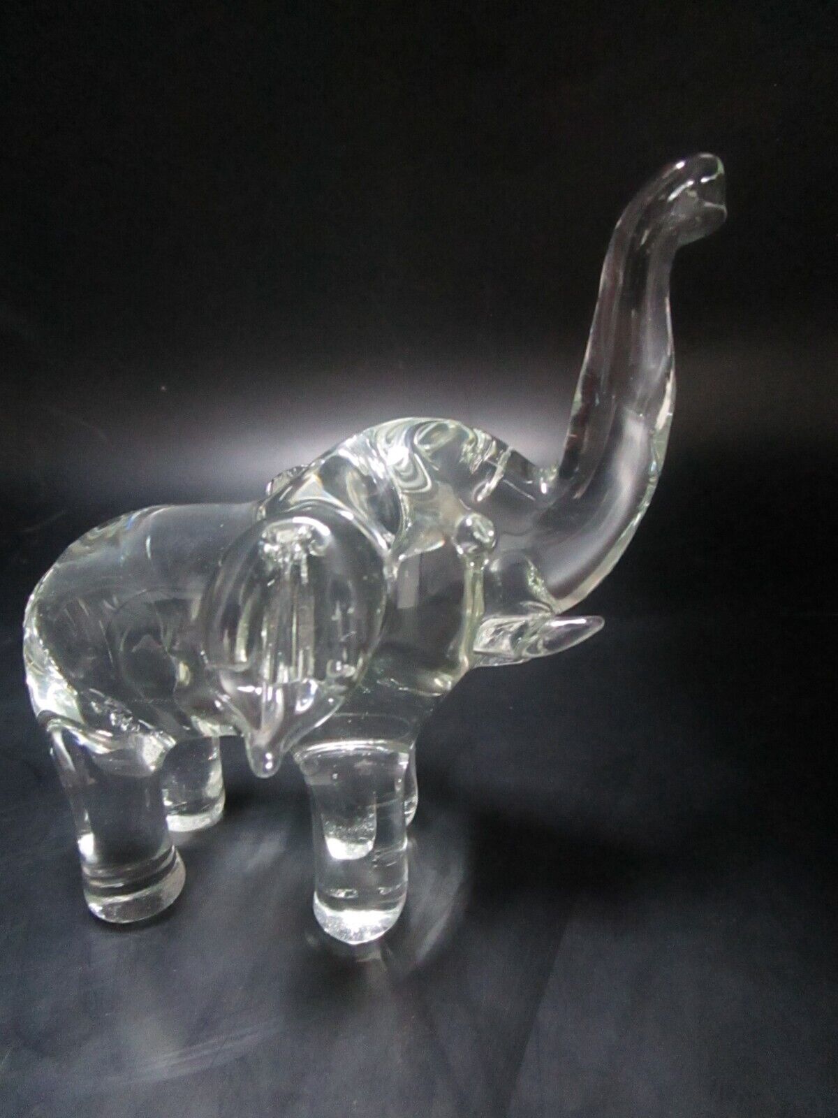 Elephants Murano Italy family 4 pcs