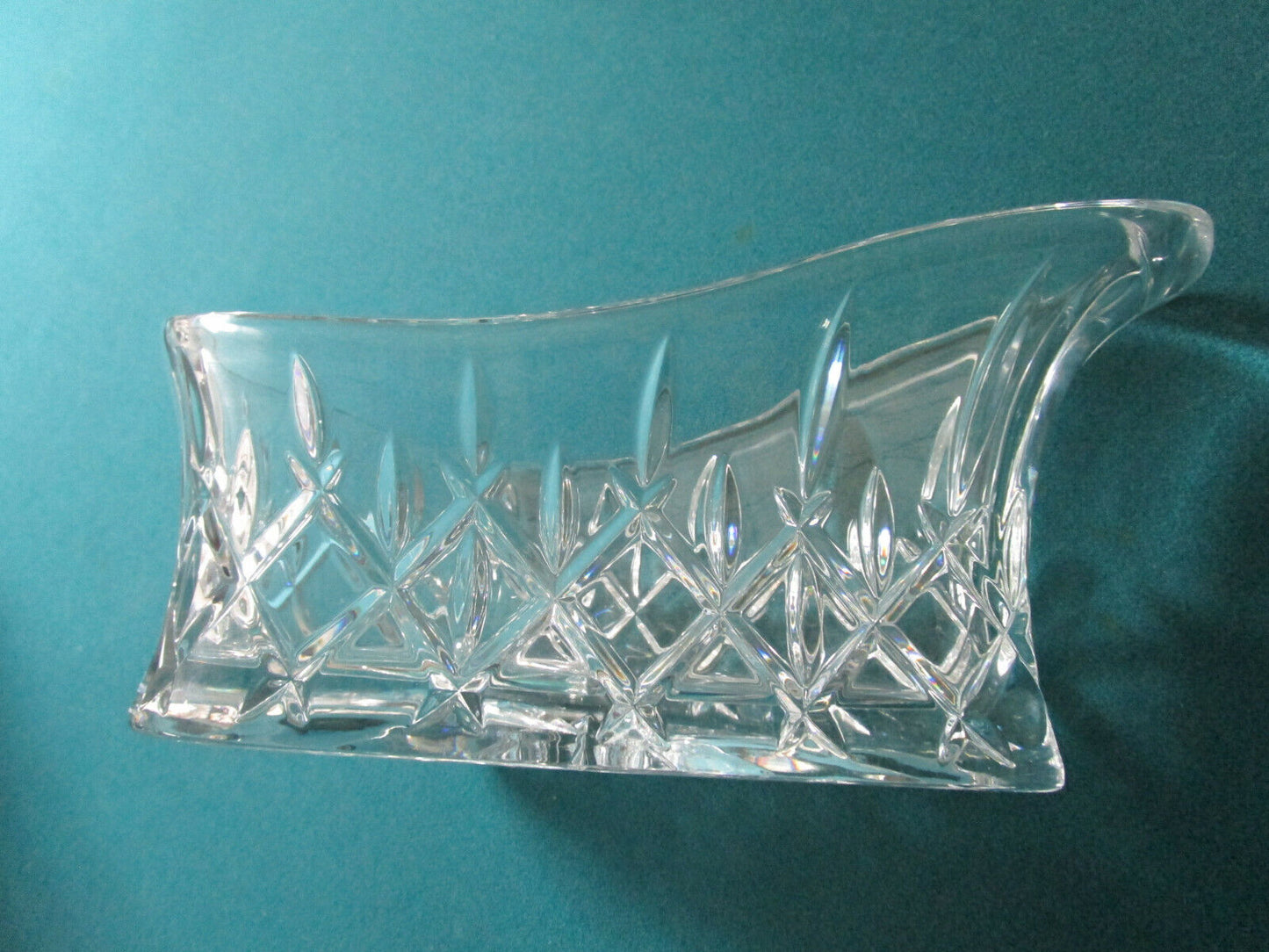 Wine Bottle Caddy/Centerpiece Lady Anne by Gorham Crystal original