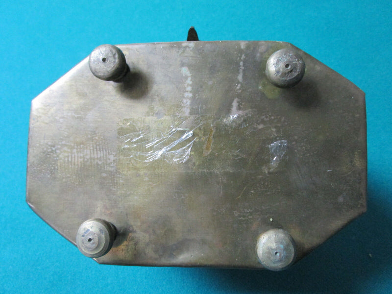 Vintage India Brass Cricket Box 6 X 4 1/2" Original