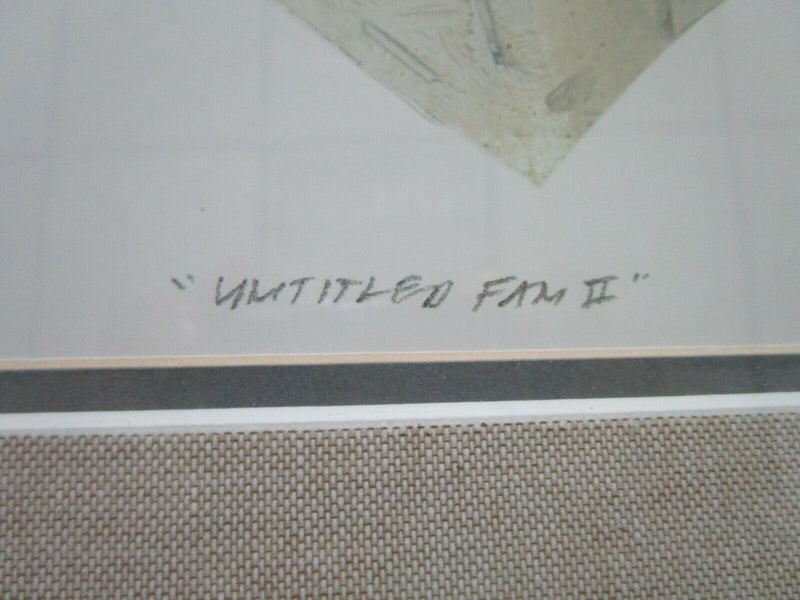 MATSUOKA LITHOGRAPH SIGNED IN PLATE UNTITLED FAN PICK ONE