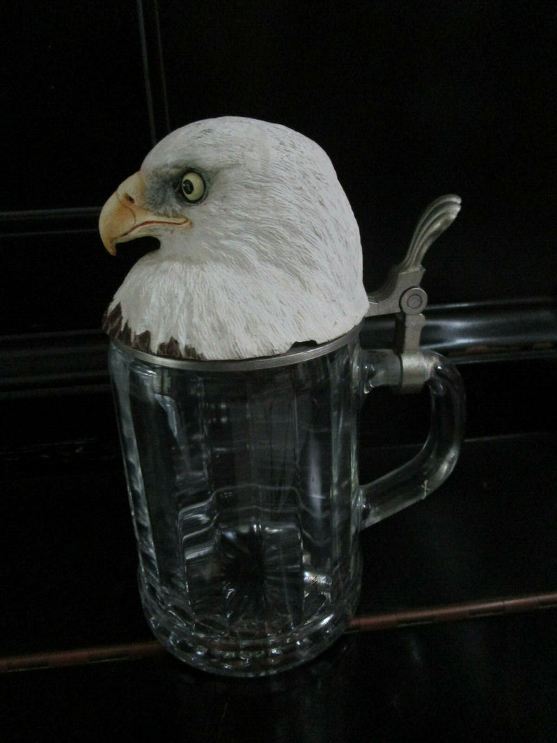 German Beer Stein Alwe Bald Eagle Head, Domex, Worker In Field, Bubbles Pick 1