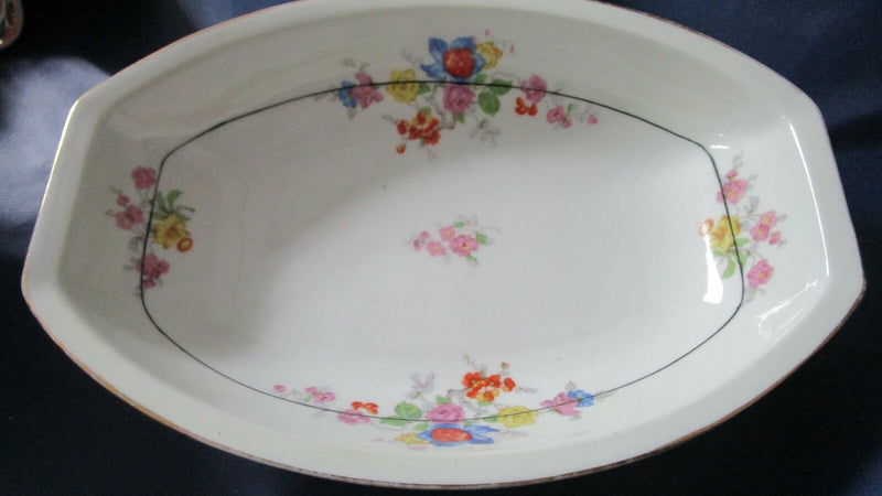 Union Czechoslovakia Oval Bowl Tureen Vegetable Pick 1