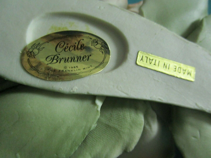 CAPODIMONTE ITALY ROSES PORCELAIN SCULPTURE ORANGE, PINK, BOUQUET, PICK 1