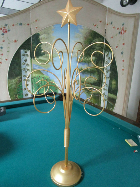 Lenox Ornament Hanger 17" Tall Metal Golden