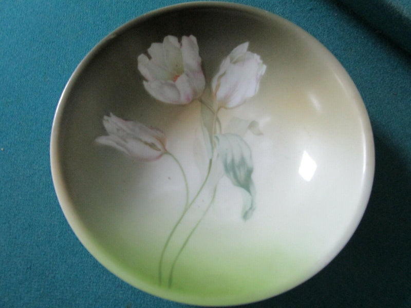 Reinhold Schlegelmilch -R.S.Germany-Antique Plates Bowls Green Purple Flow Pick1