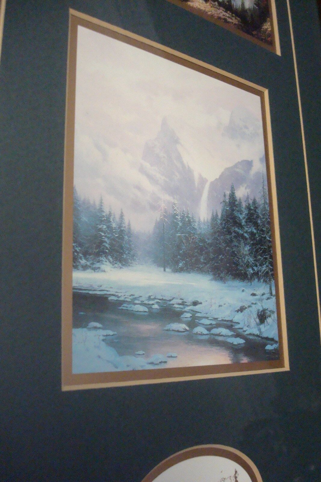 Thomas Kinkade ACCENT PRINTS from limited edit lithograph, Yosemite Park, COA