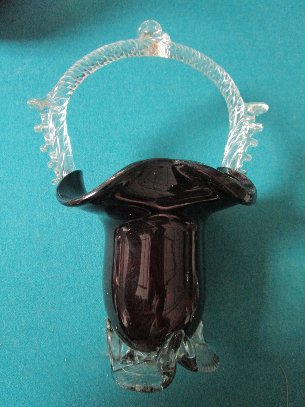 MURANO GLASS S. WILLIAMS - FRANZ WALZ BASKET JACK IN/ PULPIT - MAGNIFIER -PICK1