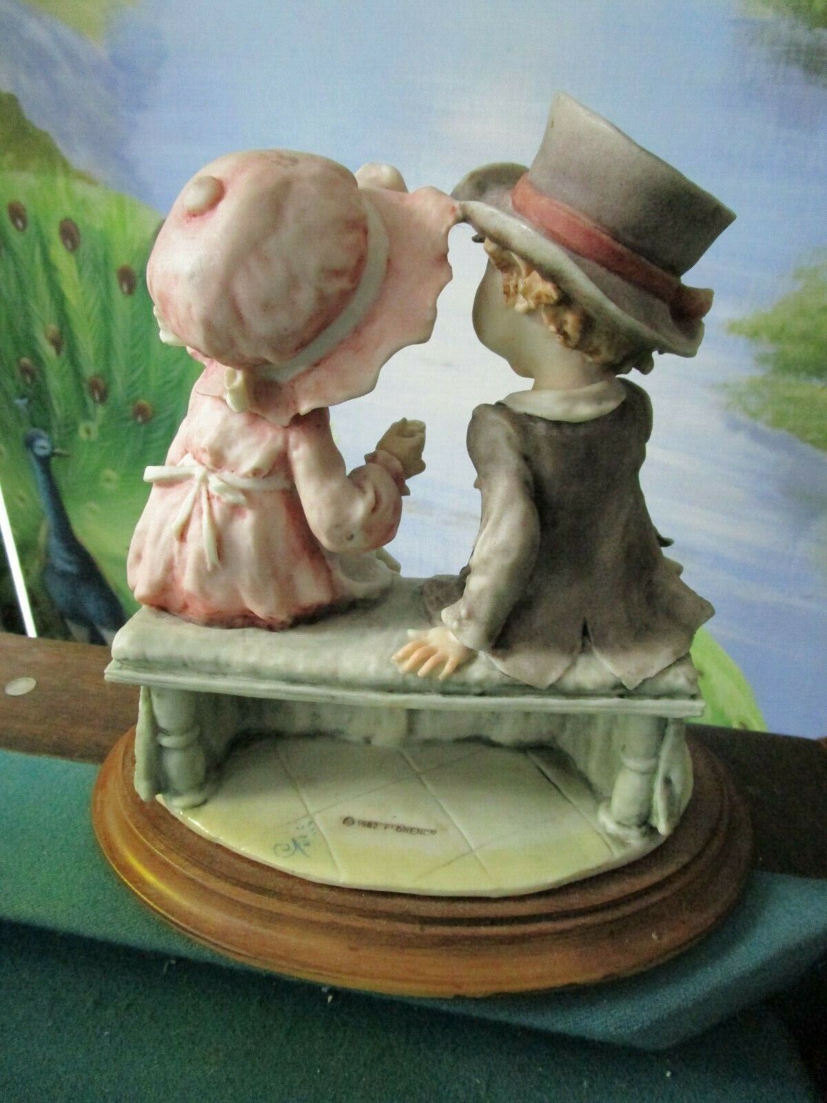 1980s SIGNED ARMANI CAPODIMONTE LOVE INSPIRATIONAL HAPPY BIRTHDAY PICK1