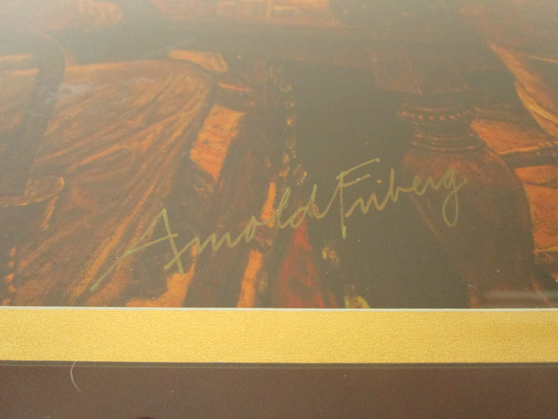 Arnold Friberg Winners & Losers Signed Framed Print Limited Edition Matted