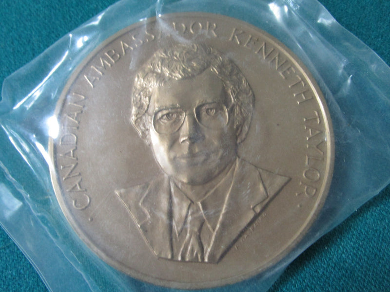 Presidential 4 Bronze Medals 3" Reagan, Kennedy, Pope, Taylor