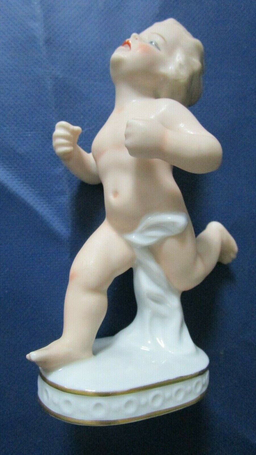 WALLENDORF SCHAUBACH KUNST GERMANY 1960'S PORCELAIN FIGURINES sport boys pick1