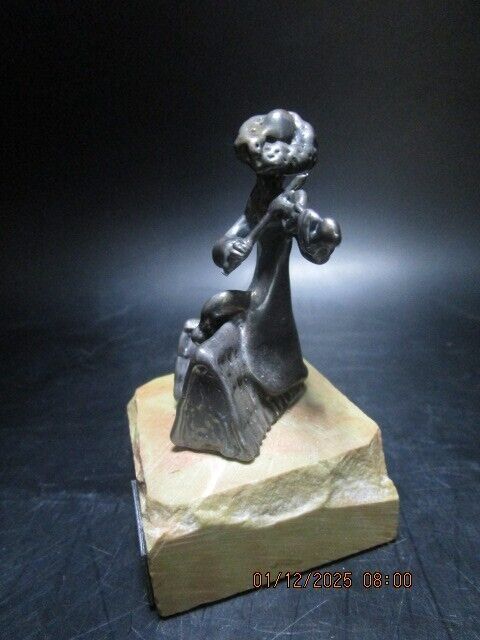 JEWISH FIGURINE BEN ZION 925 STERLING 3"  [140D]