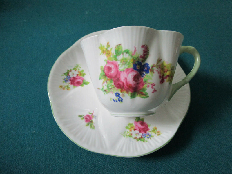 Shelley Trio Cup Saucer Regency 3 Pcs- Begonia 2 Pcs- Roses 2 Pcs -Chintz Pick1