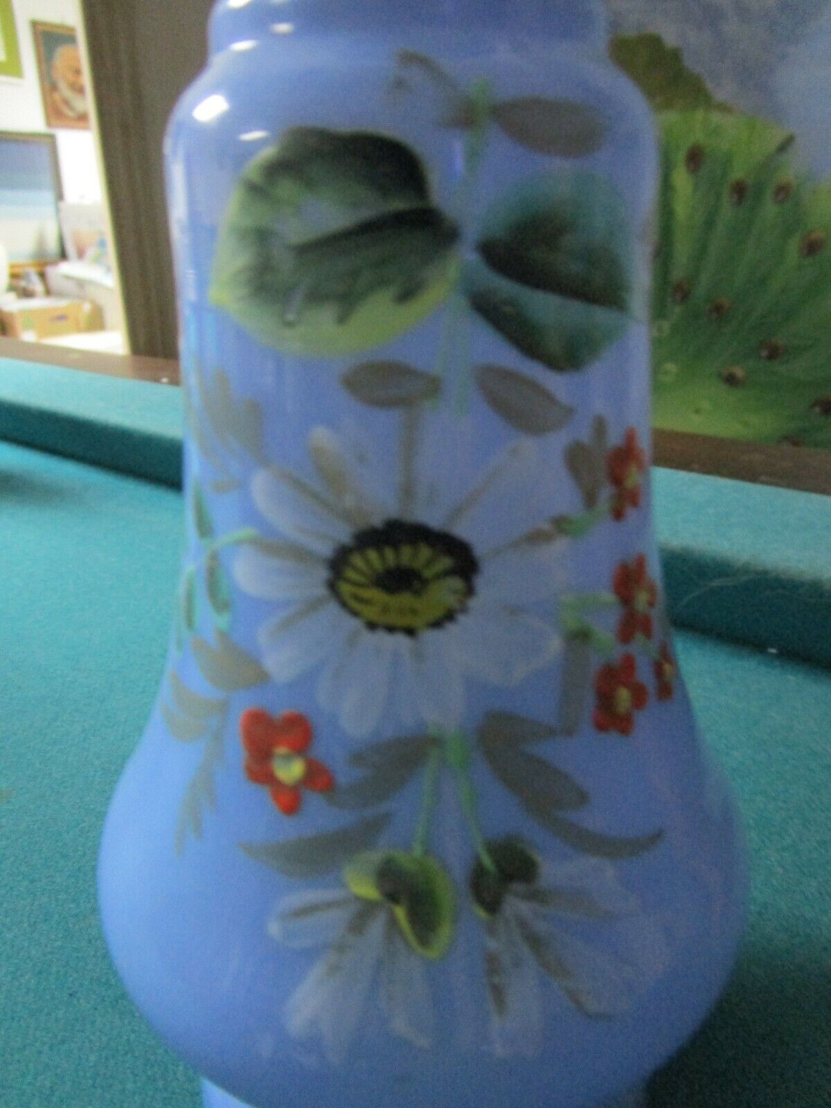 ANTIQUE BRISTOL GLASS VICTORIAN HAND PAINTED VASES PICK 1