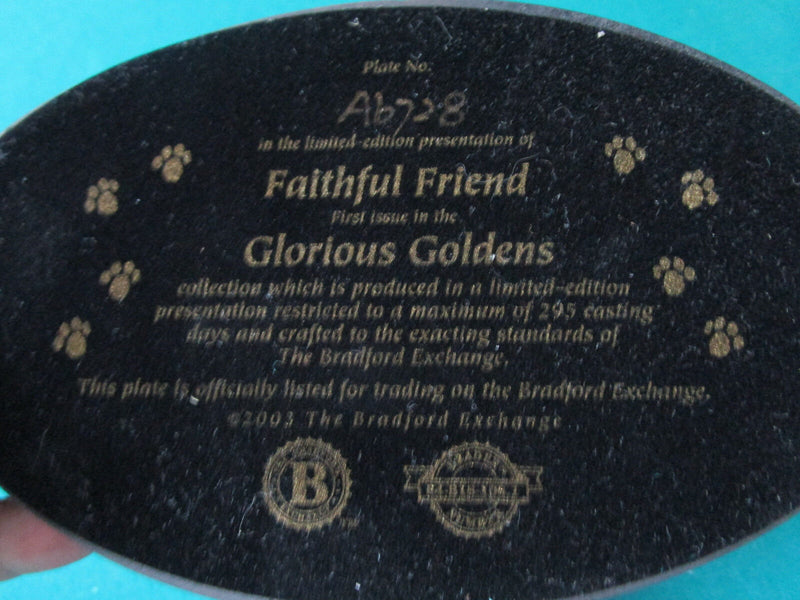 Faithful Friend Sculpture Ceramic And Plastic Clear Profile Glorious Goldens