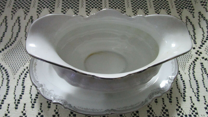 Hutschenreuther Sylvia Gold/ Platinum Bowls  Oval Round  Trays Gravy Boat Pick 1