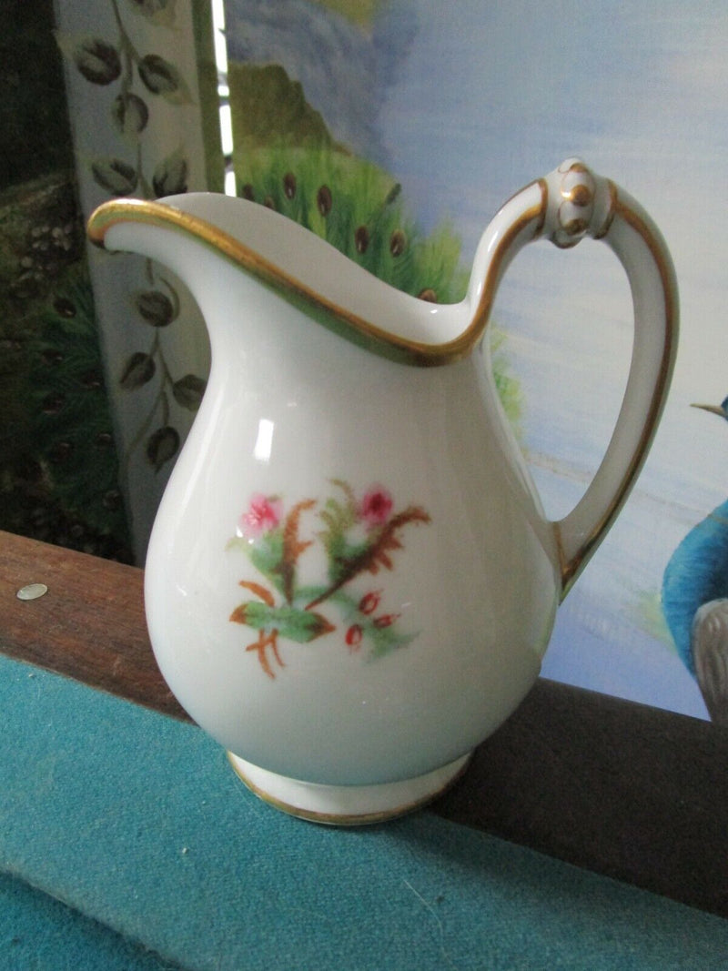 Haviland Limoges Antique Moss Rose Scott Cup Saucer Plates Pitcher Sugar Pick1 ^