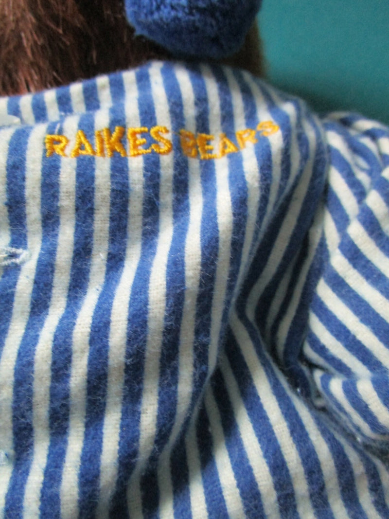 1990s  RAIKES BEARS ORIGINAL FROM ROBERT RAIKES DOLL BENJAMIN 16"  certs
