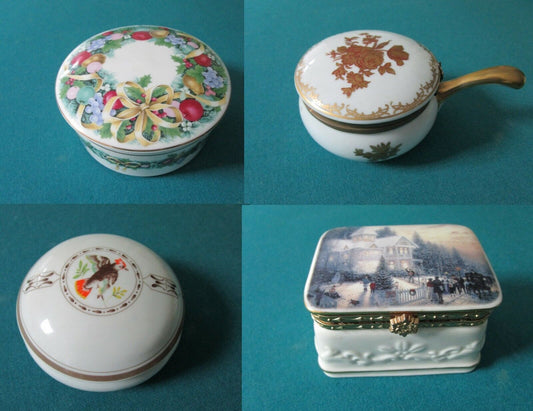 TRINKET JEWELRY BOX MUSIC BOX KINKADE, ANCAP, MIKASA, JAPAN PICK ONE