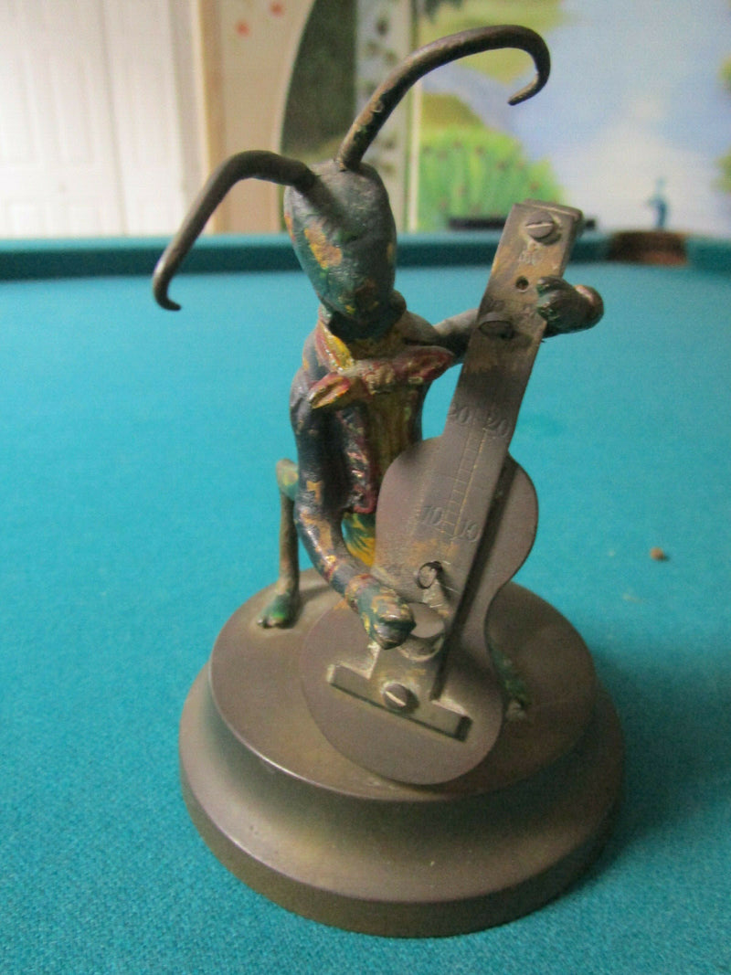 BRASS IRON CHINESE INKWELL, COLEBROOKDALE IRON, CRICKET FIGURINE PICK ONE