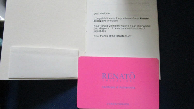 Renato Wilde Beast Diamond Chronograph Watch Beauty Collection 400 Natural Cut