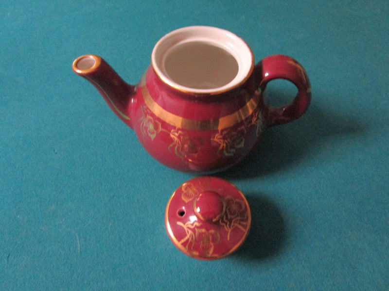 Hall Purple Pink Teapot With And Without Gold, Pick One ^^