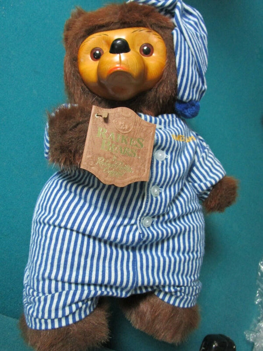 1990s  RAIKES BEARS ORIGINAL FROM ROBERT RAIKES DOLL BENJAMIN 16"  certs