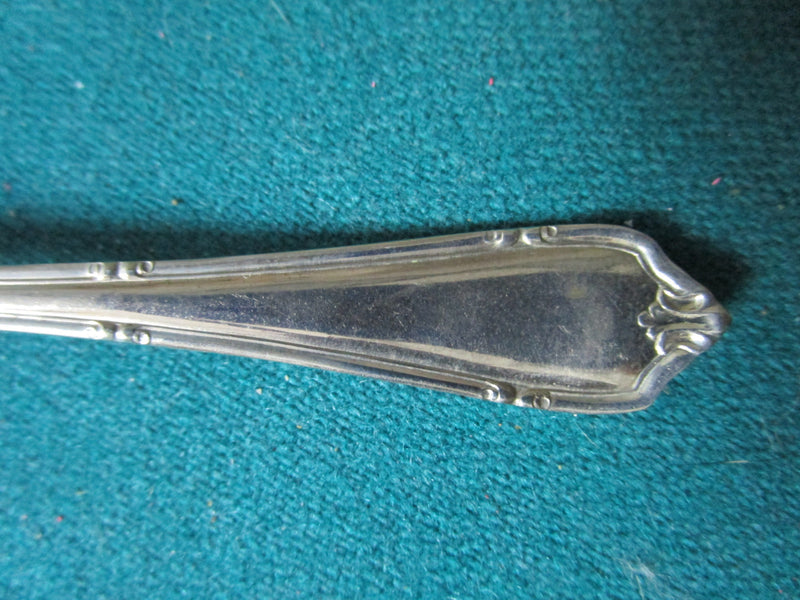 1950's 12 ALPACA COFFEE SPOONS, 4" ,GERMANY,  SILVERPLATED