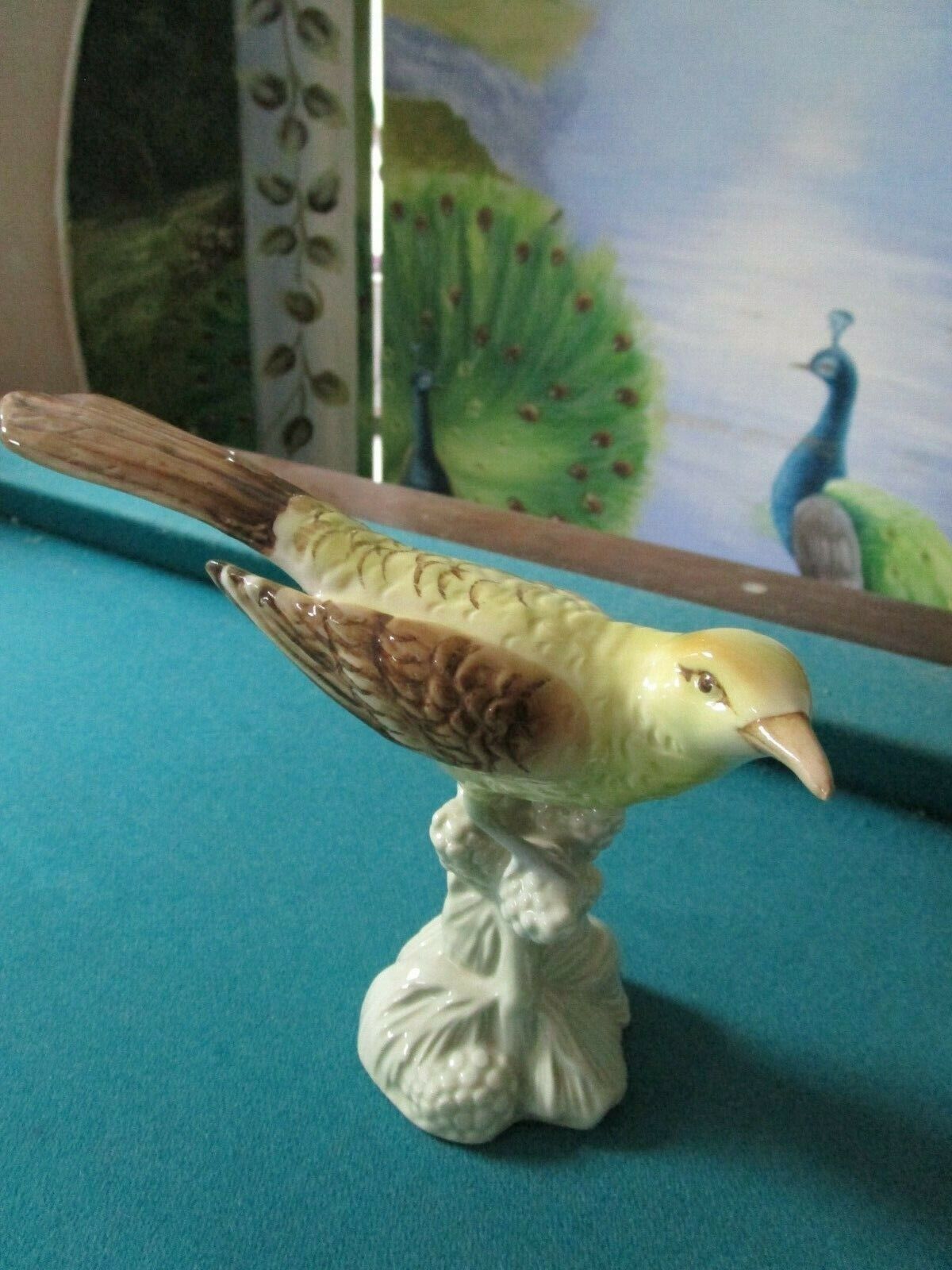 1950s ROYAL DUX Bohemia BIRD FIGURINE # 359  7" ELEPHANT SHEPHERD DOG PICK 1