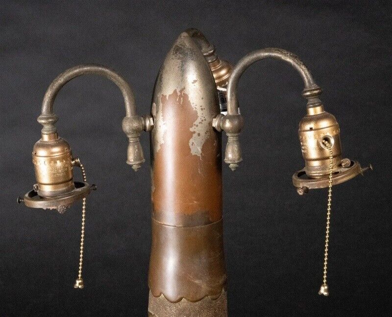 Trench art table lamp