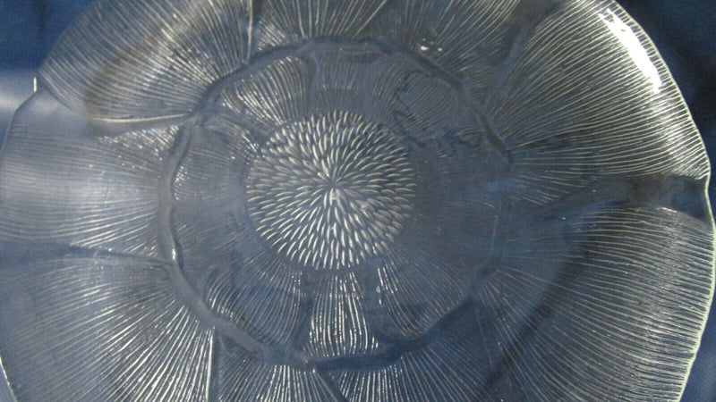 Arcoroc FRANCE Seabreeze Swirl SPIRAL FLEUR FLORAL CHEESE TRAY PLATTER 13" PICK1