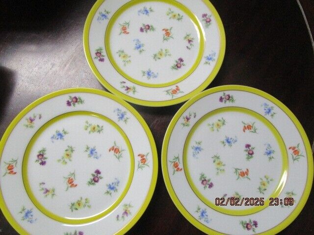 Heinrich German 3 Salad Plates 8" ^^