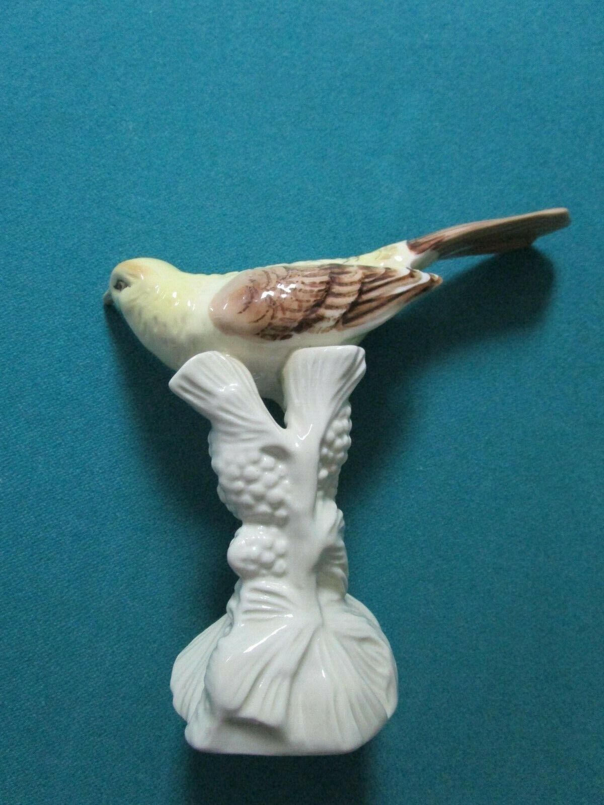 1950s ROYAL DUX Bohemia BIRD FIGURINE # 359  7" ELEPHANT SHEPHERD DOG PICK 1