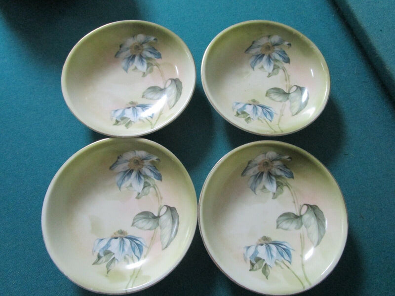 Reinhold Schlegelmilch -R.S.Germany-Antique Plates Bowls Green Purple Flow Pick1