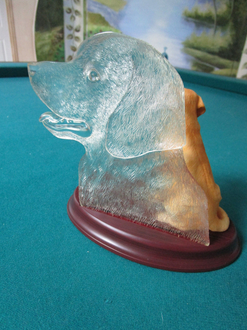 Faithful Friend Sculpture Ceramic And Plastic Clear Profile Glorious Goldens
