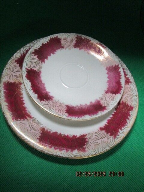 SCHALLER GERMANY TRIO CUP SAUCER PLATE [170A]