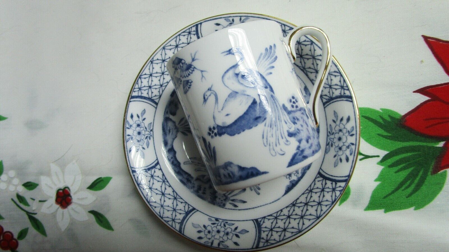 TUSCAN COFFEE CUP SAUCER PARADISE BIRDS GREEN / BLUE PICK 1 [98]