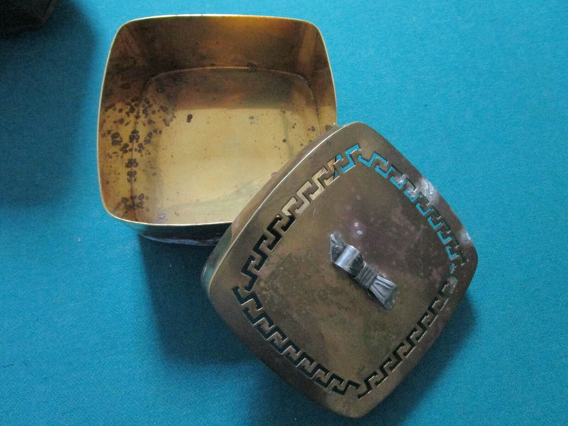 ANTIQUE CHINESE BRASS CRICKET BOX PICK 1