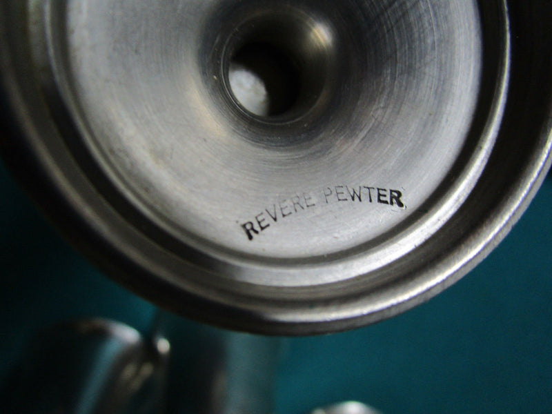 Revere Pewter Cordial Cups Shot Glasses Set of 6  RARE