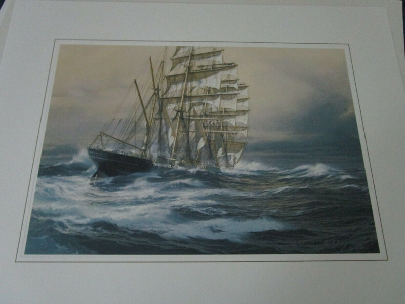 GREENWICH WORKSHOP CAMEO ORIGINAL PRINTS NEW PORTFOLIO MOSHULU SHIP NUMBERD RARE
