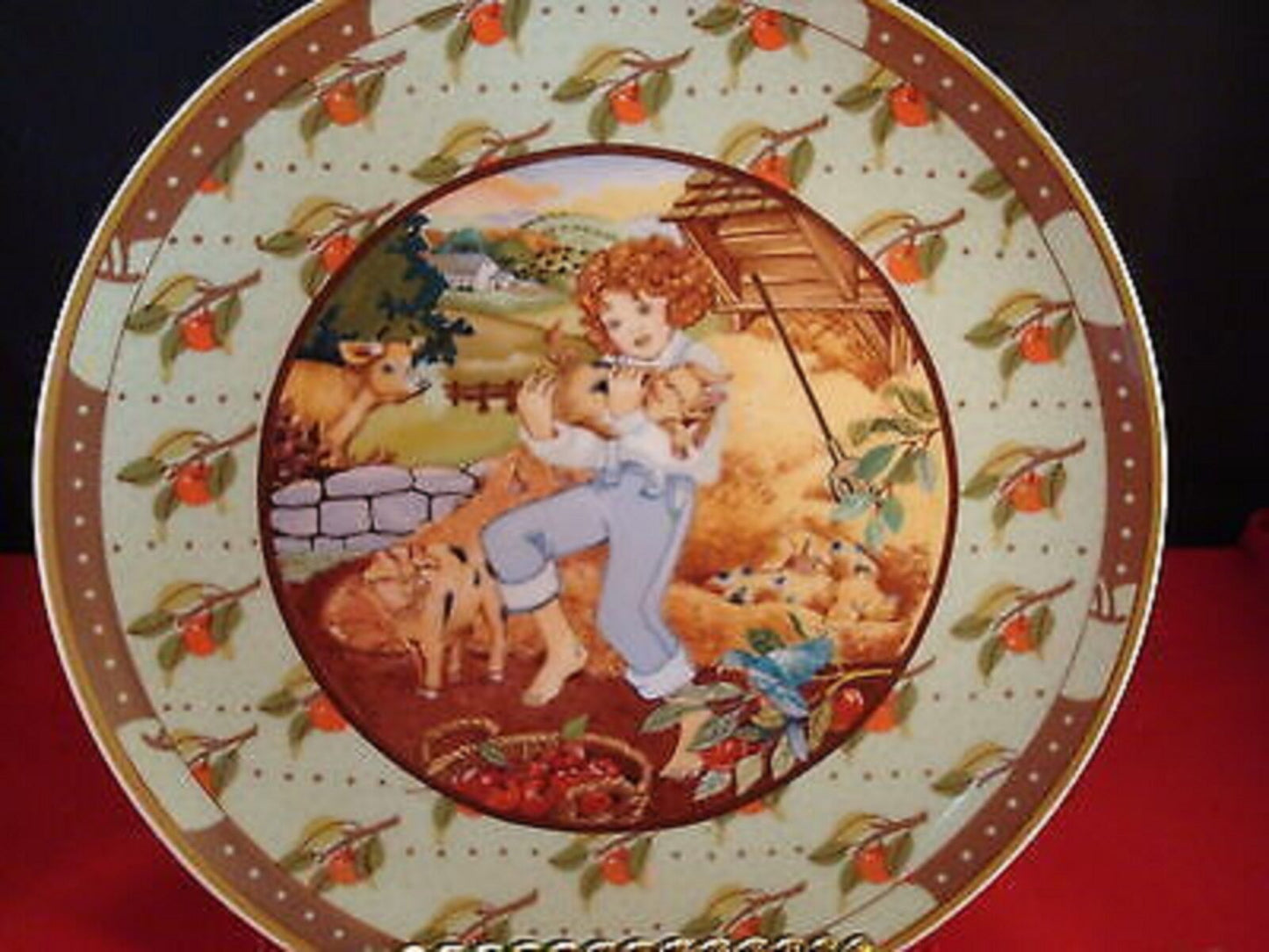 "Tom the Piper's Son  " plate Villeroy and Boch,  "Once upon a Rhyme" [am14]