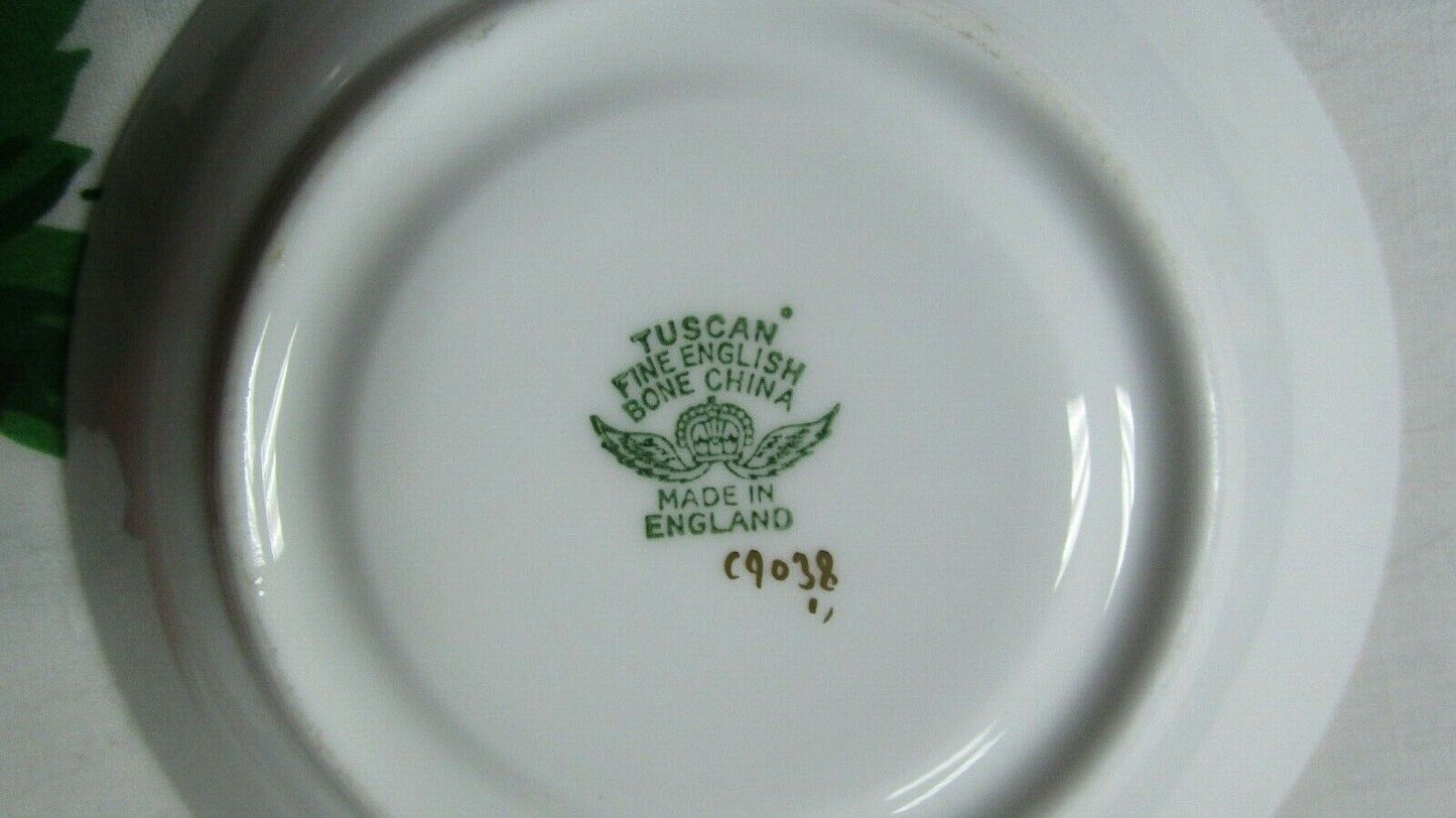 TUSCAN COFFEE CUP SAUCER PARADISE BIRDS GREEN / BLUE PICK 1 [98]