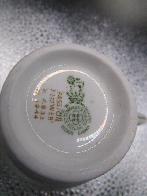 Royal Worcester Passion Flower cup saucer [84]