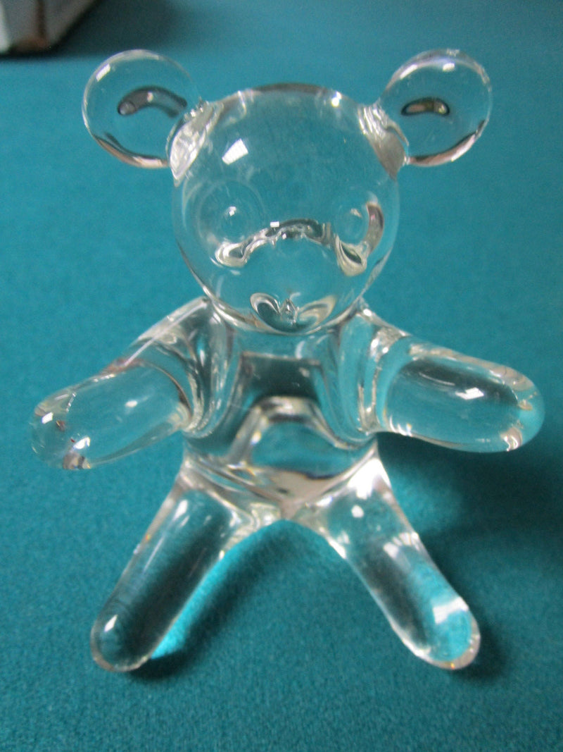 FS Sitting Crystal Clear Bear 4"